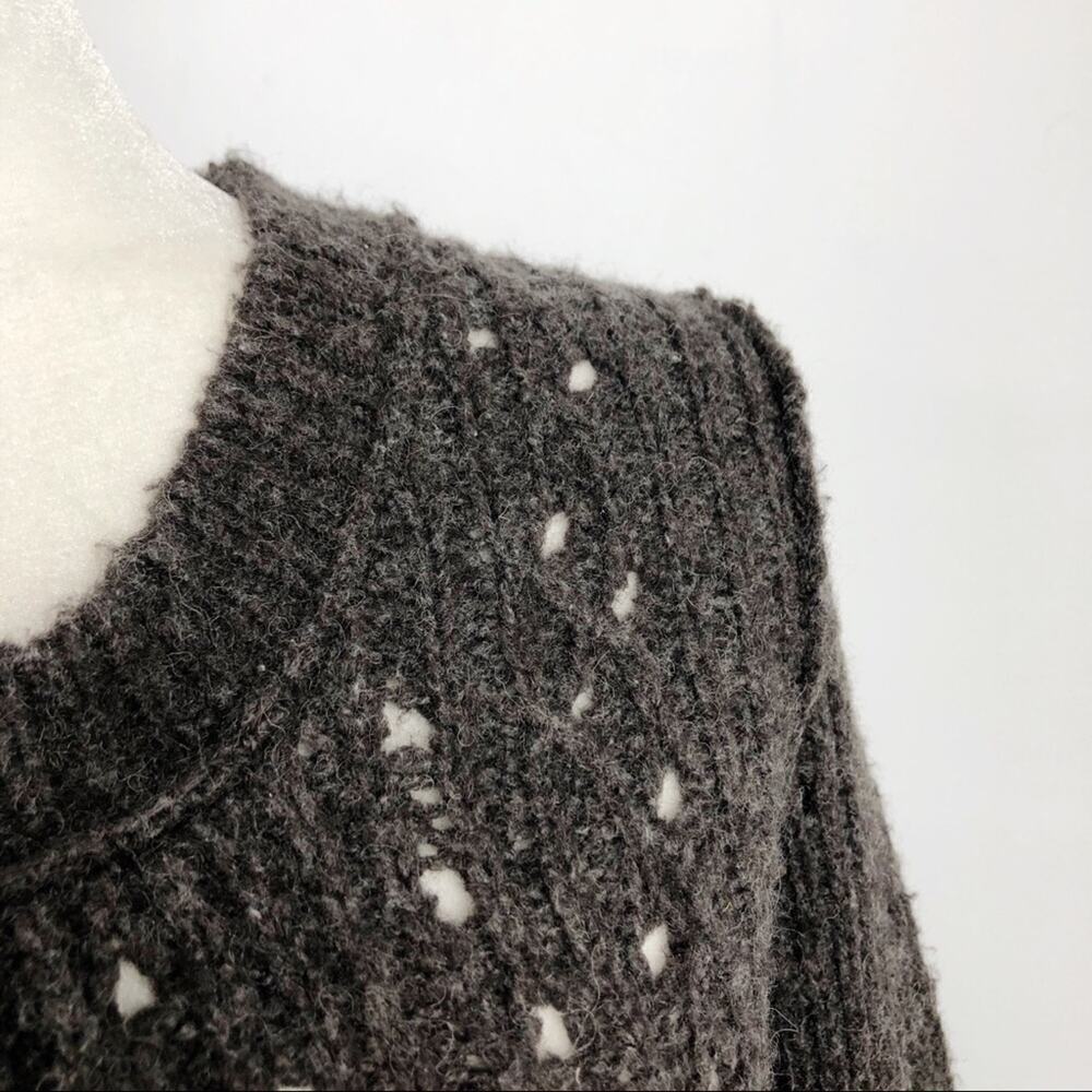 Free People General Shrunken Pullover Sweater in Brown XS - Picture 11 of 15